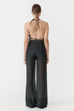 St. Agni Adjustable Strap Top - Black