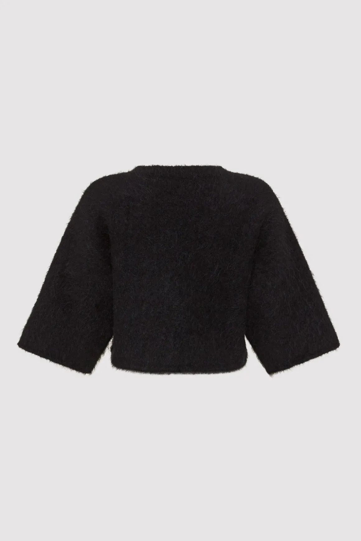 St. Agni Alpaca Cropped Tee - Black
