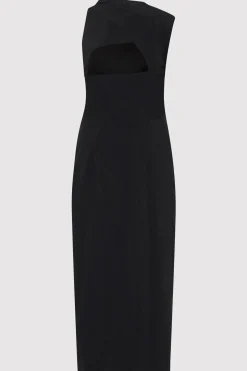 St. Agni Asymm Tuck Dress - Black