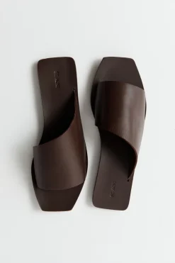 St. Agni Asymmetric Slide - Chocolate