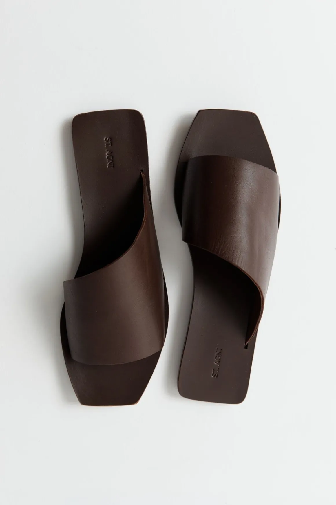 St. Agni Asymmetric Slide - Chocolate