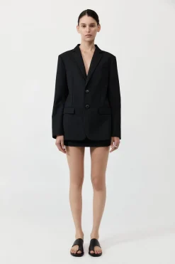 St. Agni Carter Blazer - Black