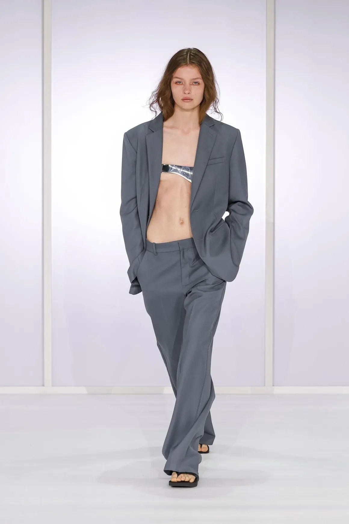 St. Agni Carter Blazer - Slate