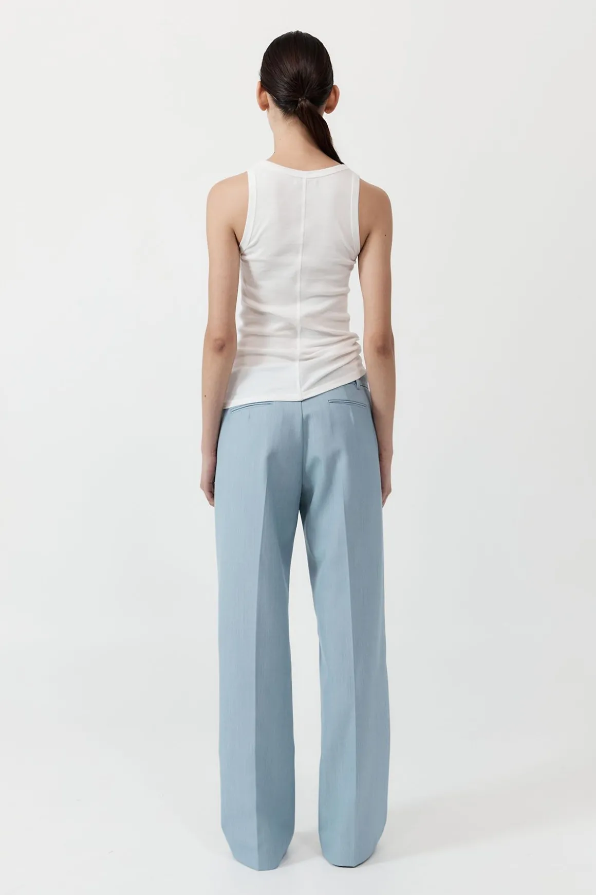 St. Agni Carter Trousers - Stone Blue