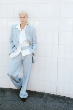 St. Agni Carter Trousers - Stone Blue