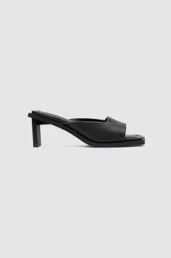 St. Agni Contrast Stitch Heel - Black