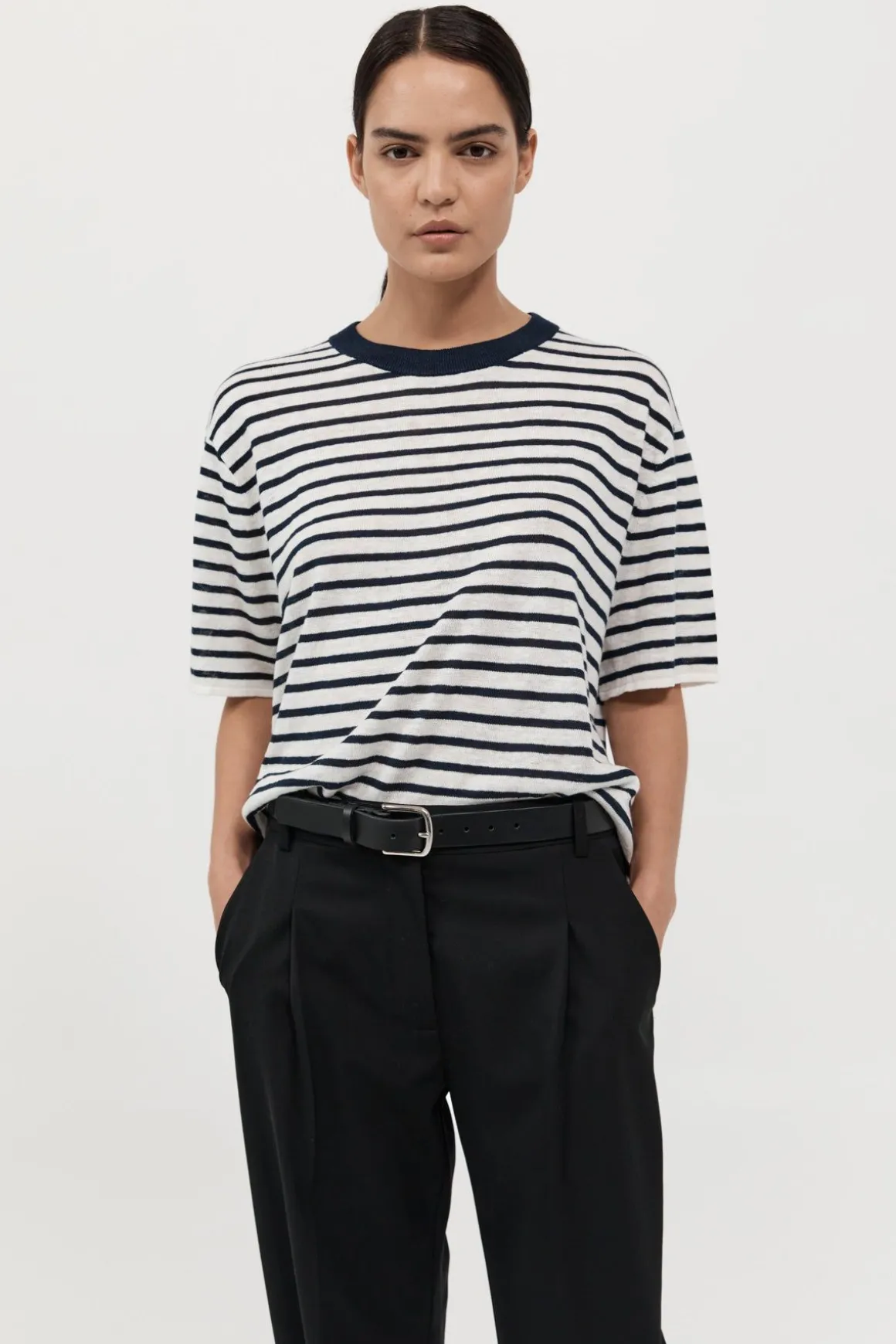 St. Agni Copain Knit Tee - Brenton Stripe