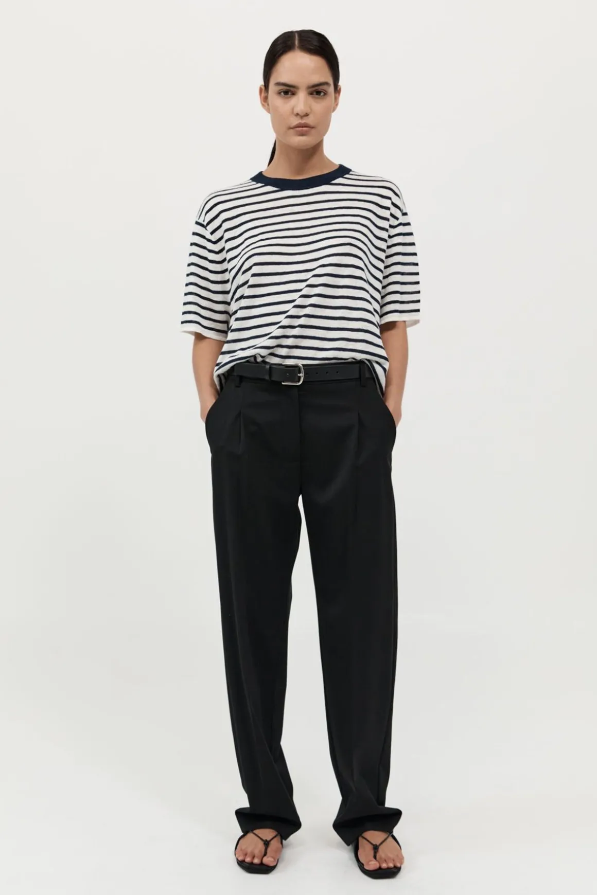 St. Agni Copain Knit Tee - Brenton Stripe
