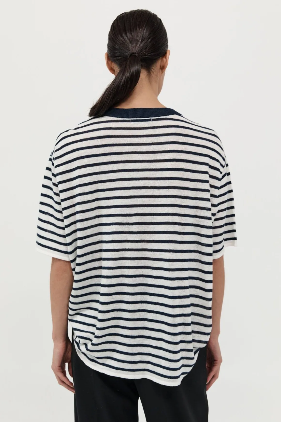 St. Agni Copain Knit Tee - Brenton Stripe