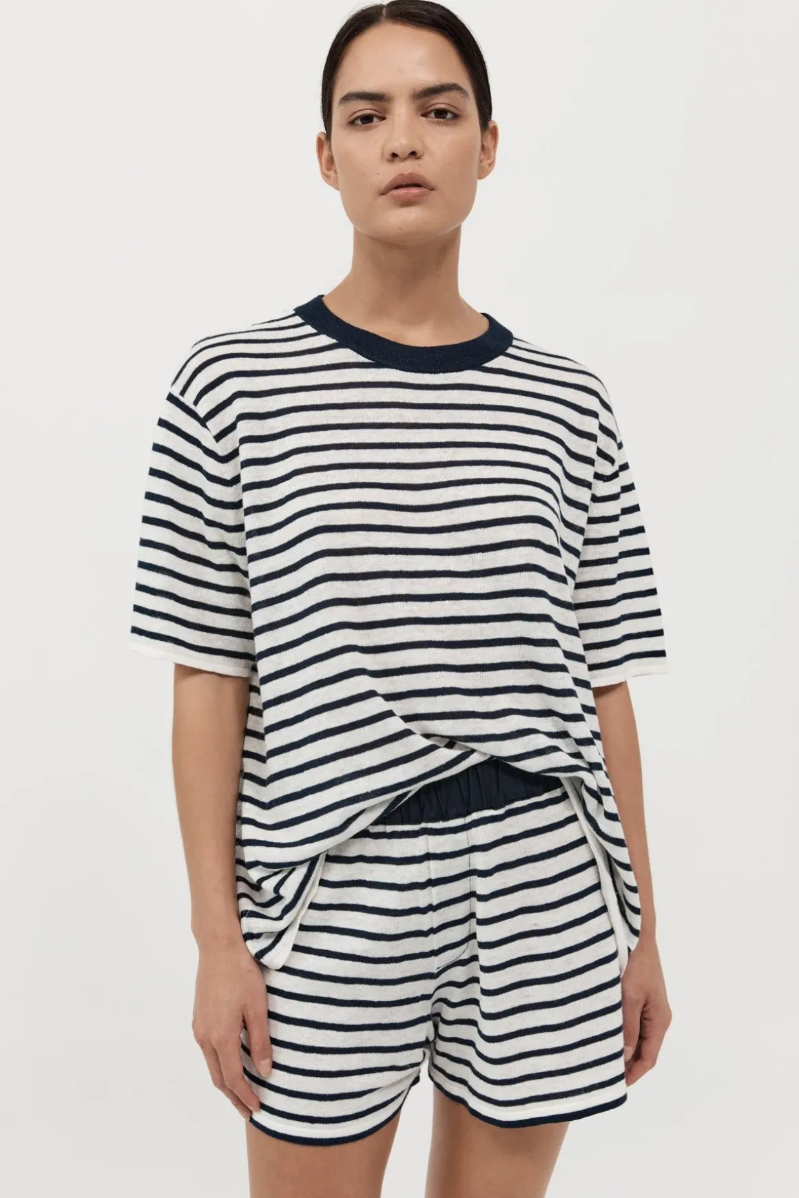 St. Agni Copain Knit Tee - Brenton Stripe