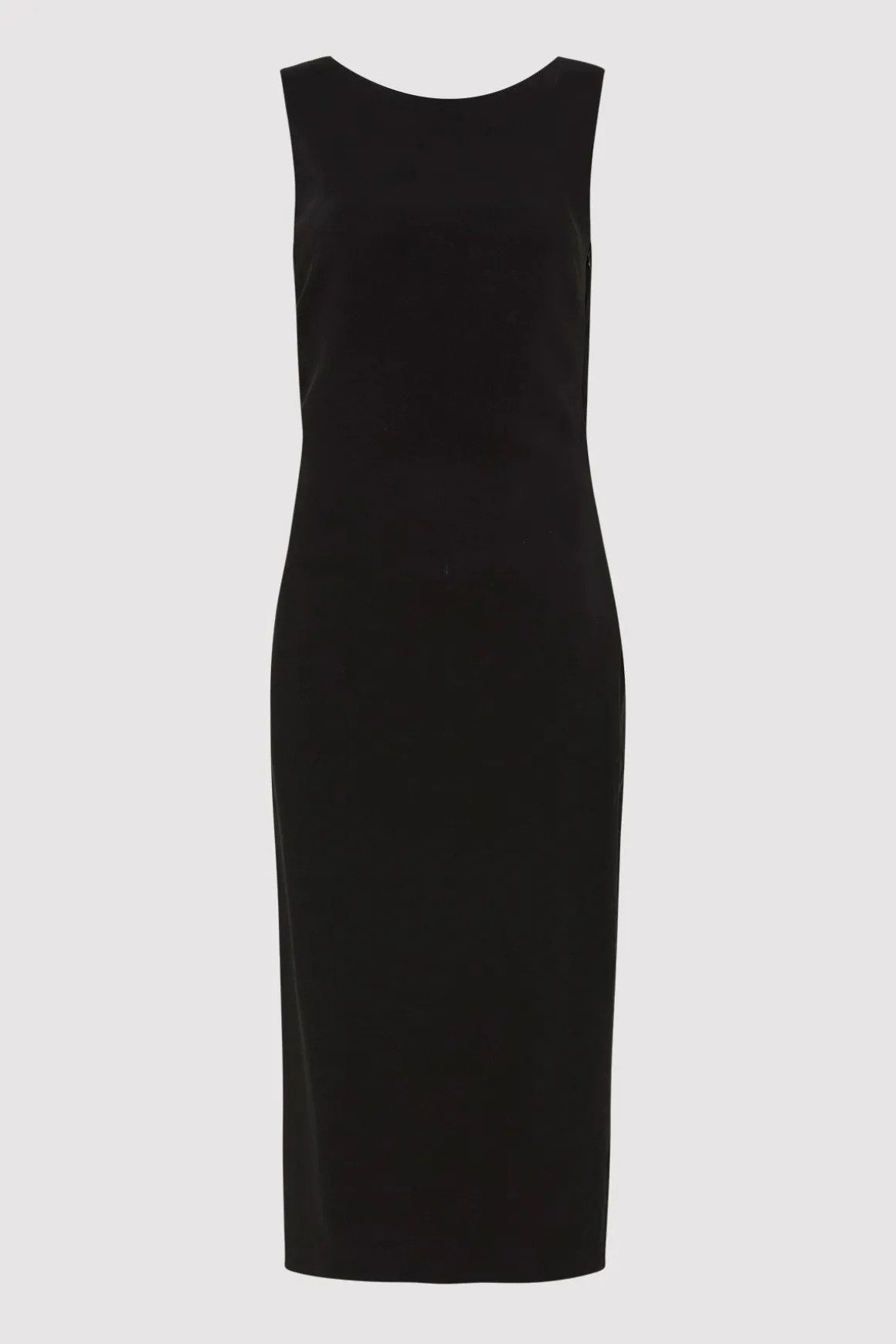St. Agni Cut Out Midi Dress - Black