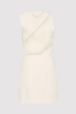 St. Agni Deconstructed Mini Dress - Ivory