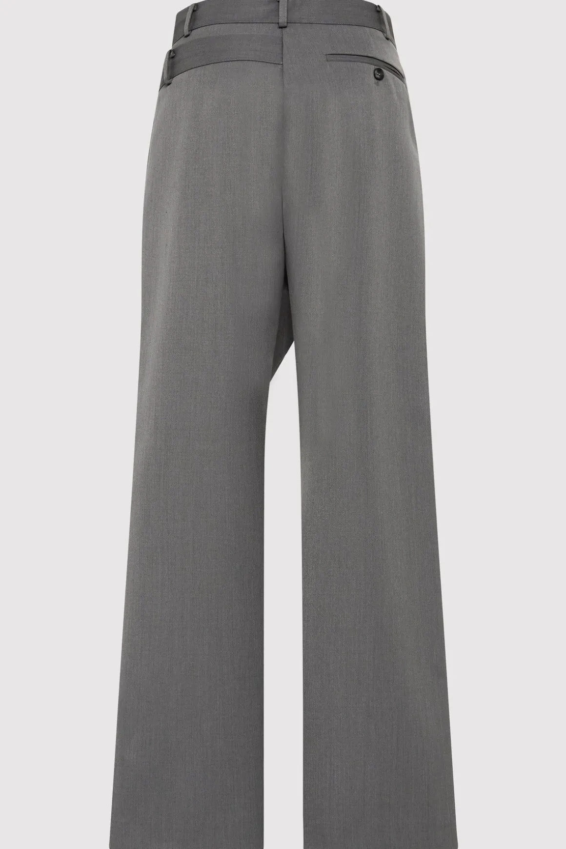 St. Agni Deconstructed Waist Pants - Pewter Grey