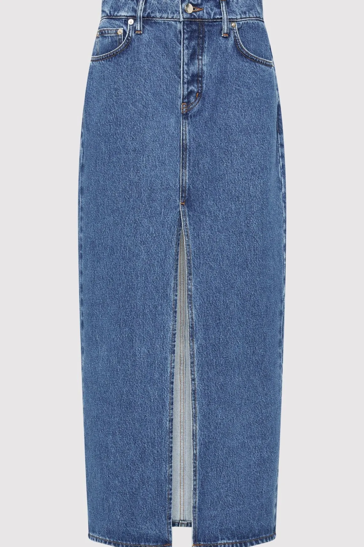 St. Agni Denim Maxi Skirt - Denim Blue