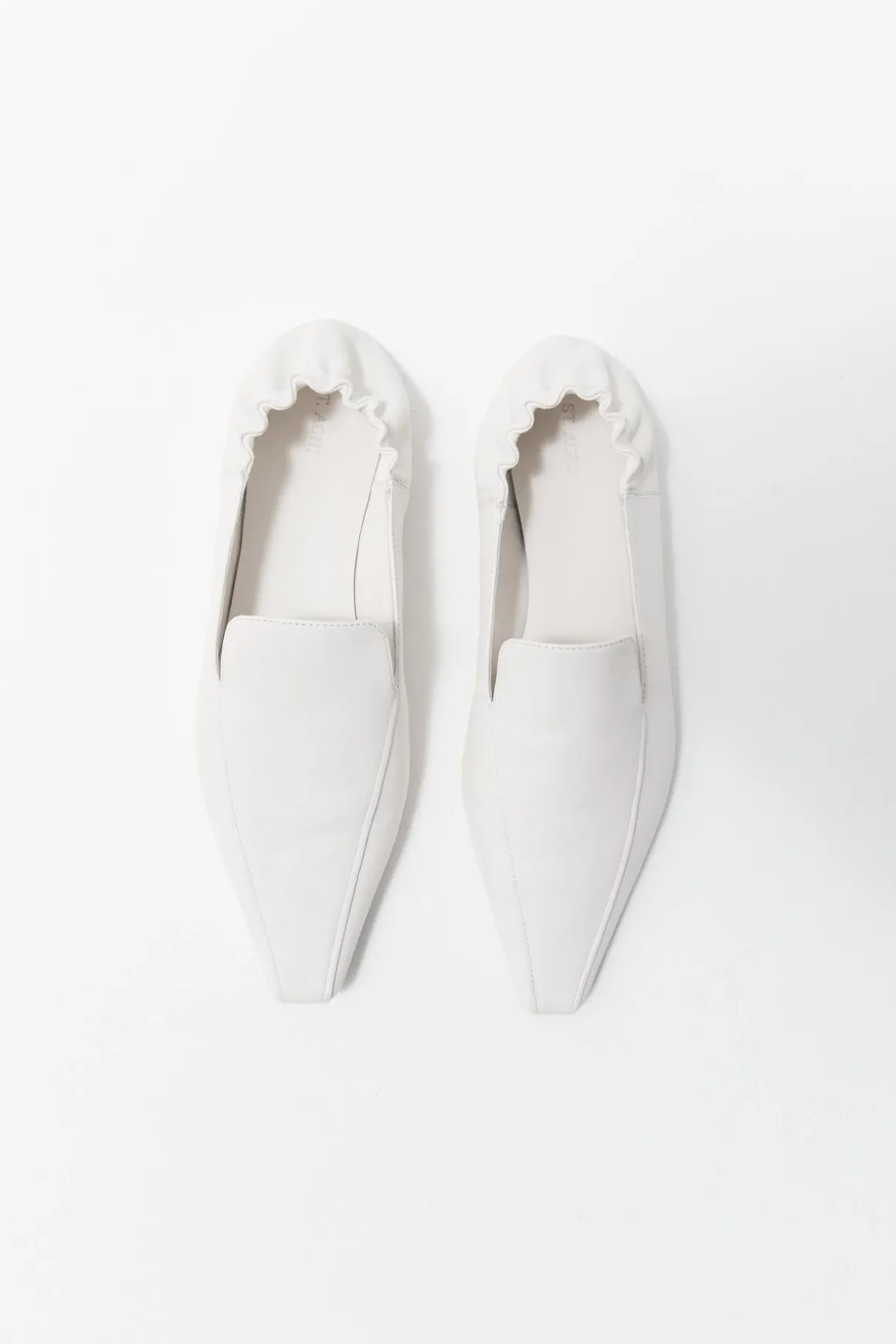 St. Agni Flat Loafer - White