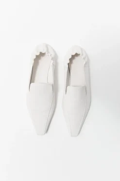 St. Agni Flat Loafer - White
