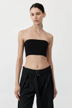 St. Agni Fold Trousers - Black