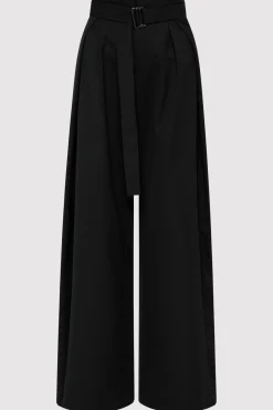 St. Agni Fold Trousers - Black