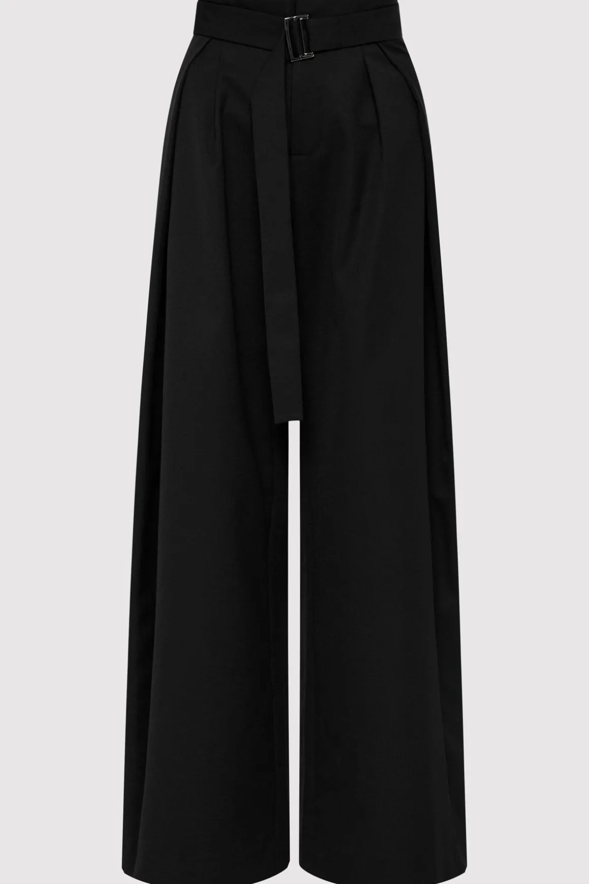 St. Agni Fold Trousers - Black
