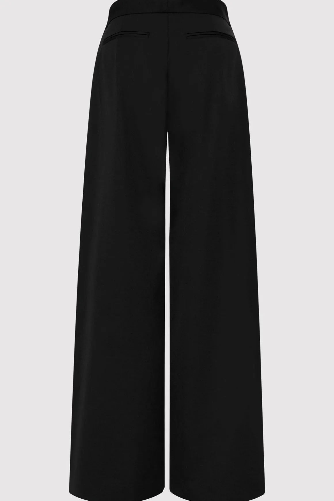 St. Agni Fold Trousers - Black