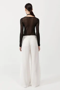 St. Agni Fold Trousers - Off White