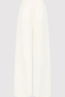 St. Agni Fold Trousers - Off White