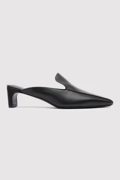 St. Agni Heeled Loafer - Black