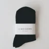 St. Agni Her Socks By Le Bon - Black