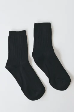 St. Agni Her Socks By Le Bon - Black