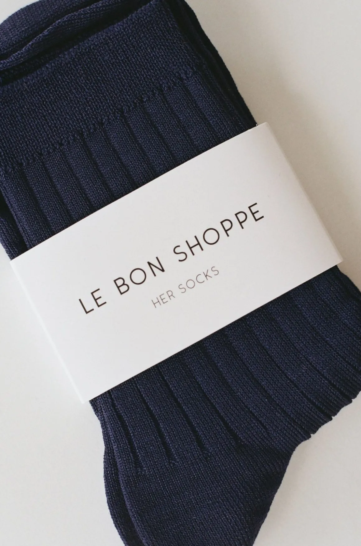 St. Agni Her Socks By Le Bon - Midnight Blue