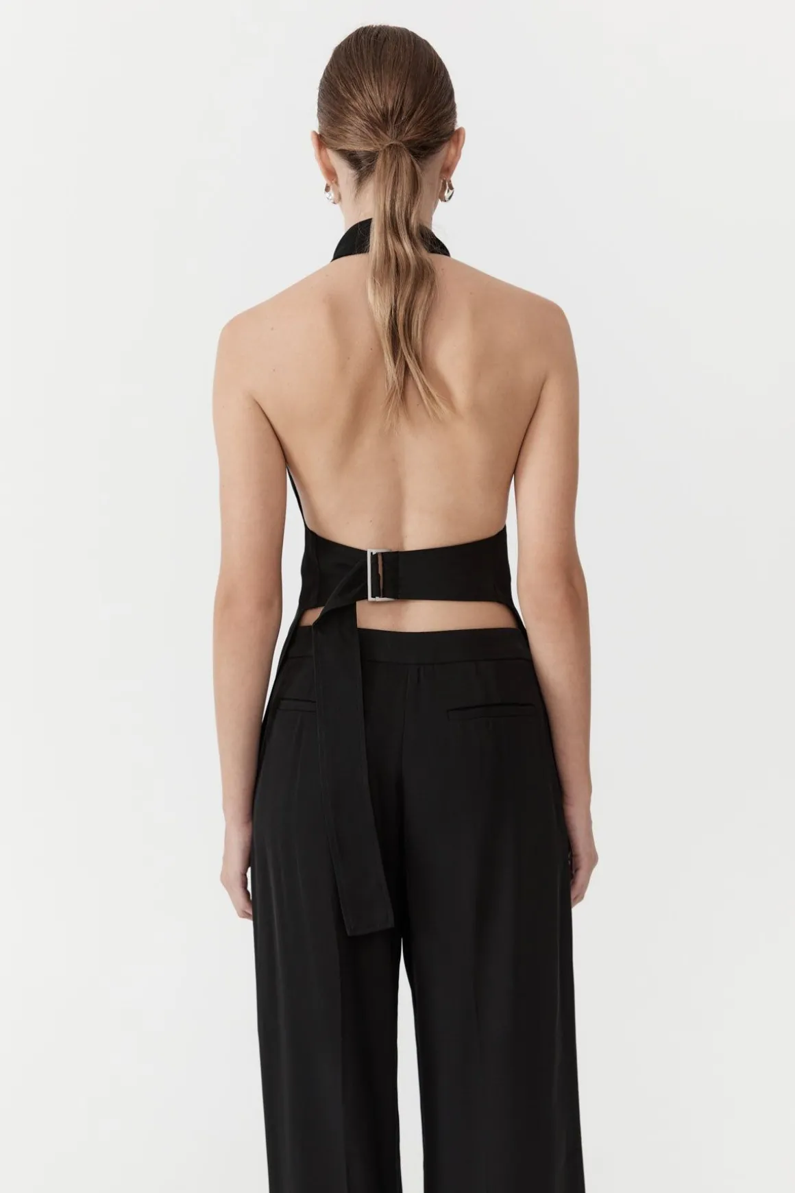 St. Agni High Neck Tunic - Black
