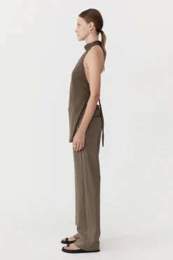St. Agni High Neck Tunic - Olivine