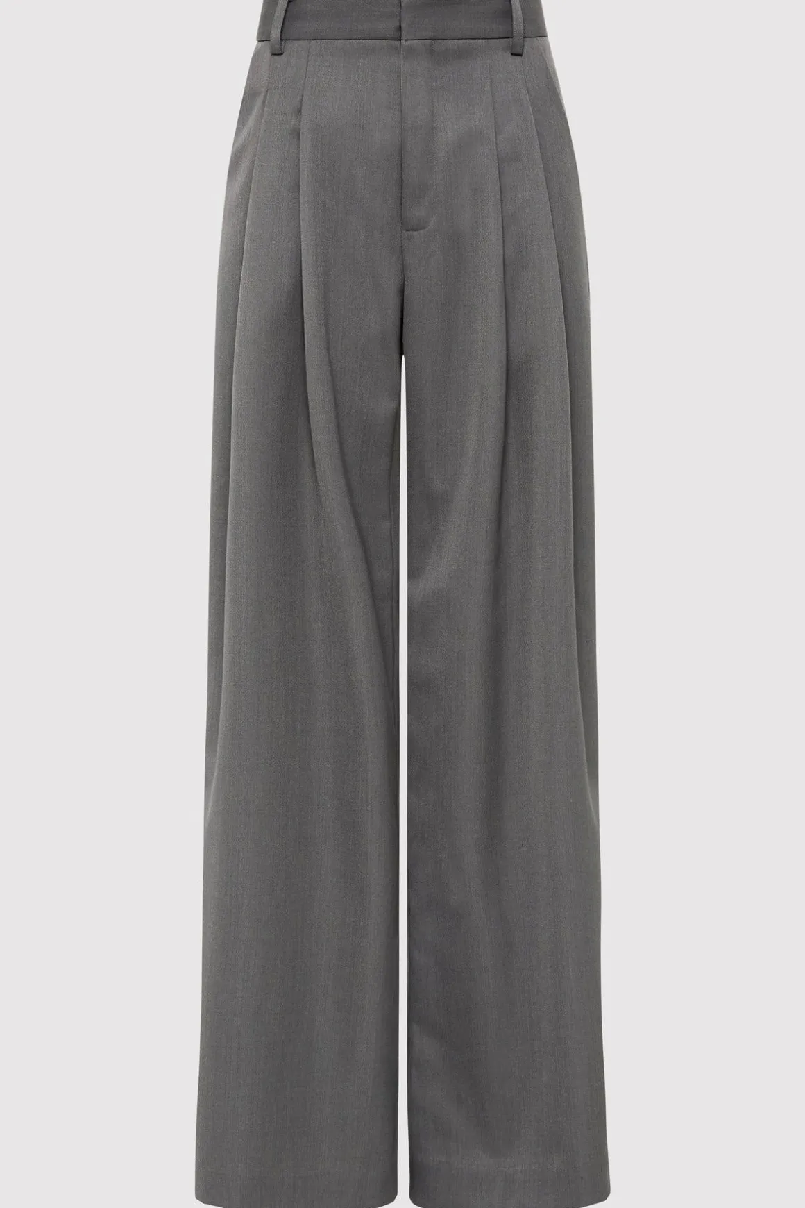 St. Agni Homme Pleat Pants - Pewter Grey
