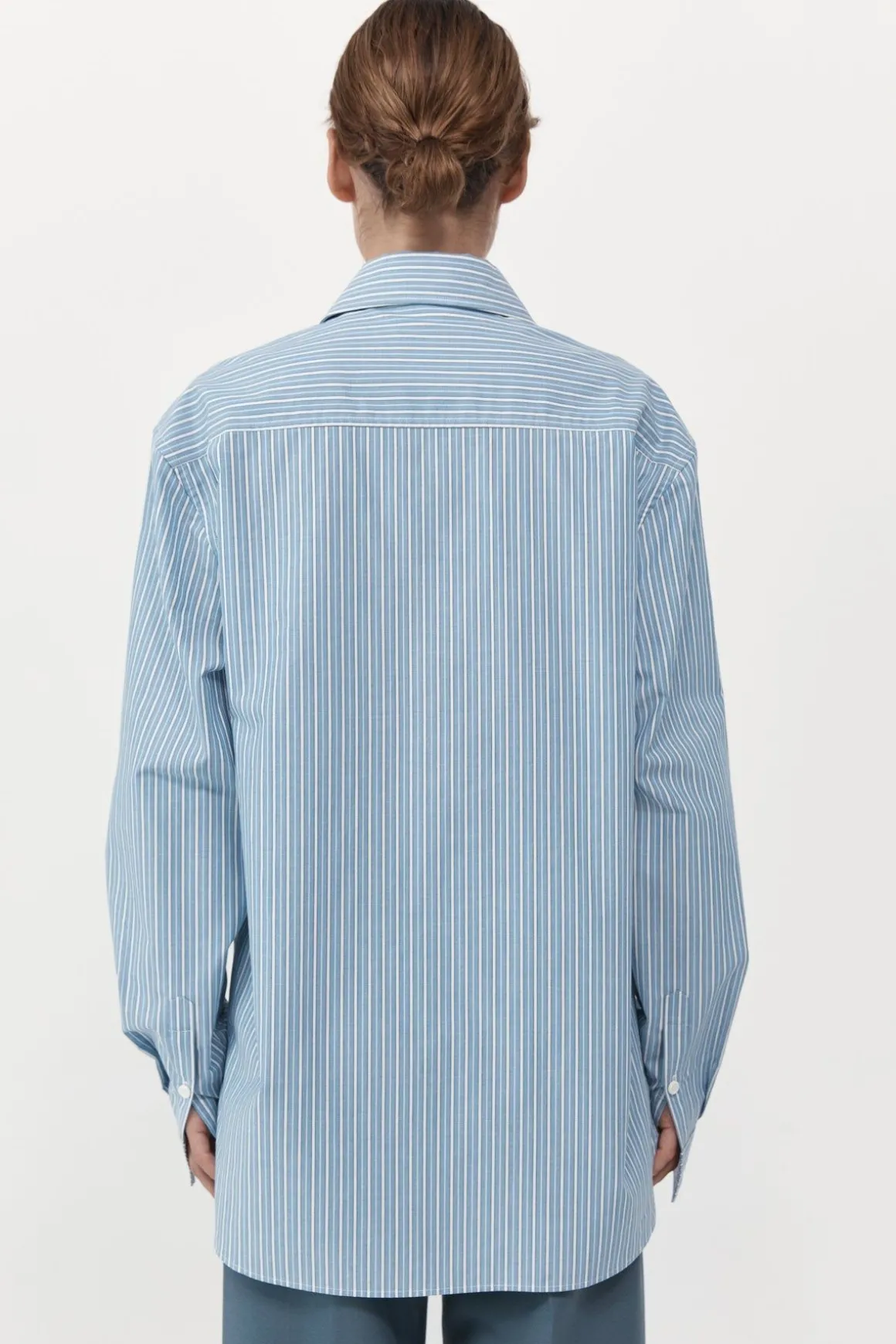St. Agni Homme Shirt - Blue Stripe