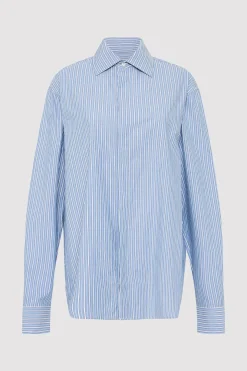 St. Agni Homme Shirt - Blue Stripe