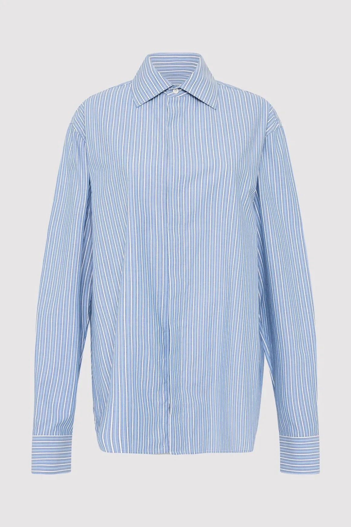 St. Agni Homme Shirt - Blue Stripe