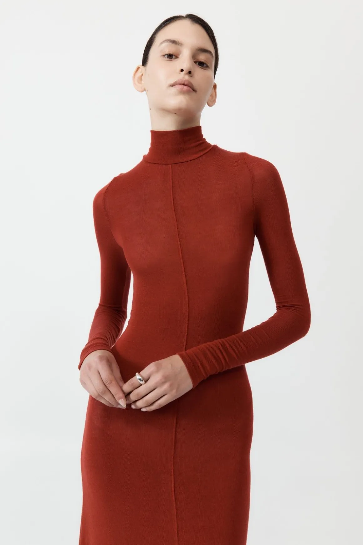 St. Agni Jersey Maxi Dress - Rouge