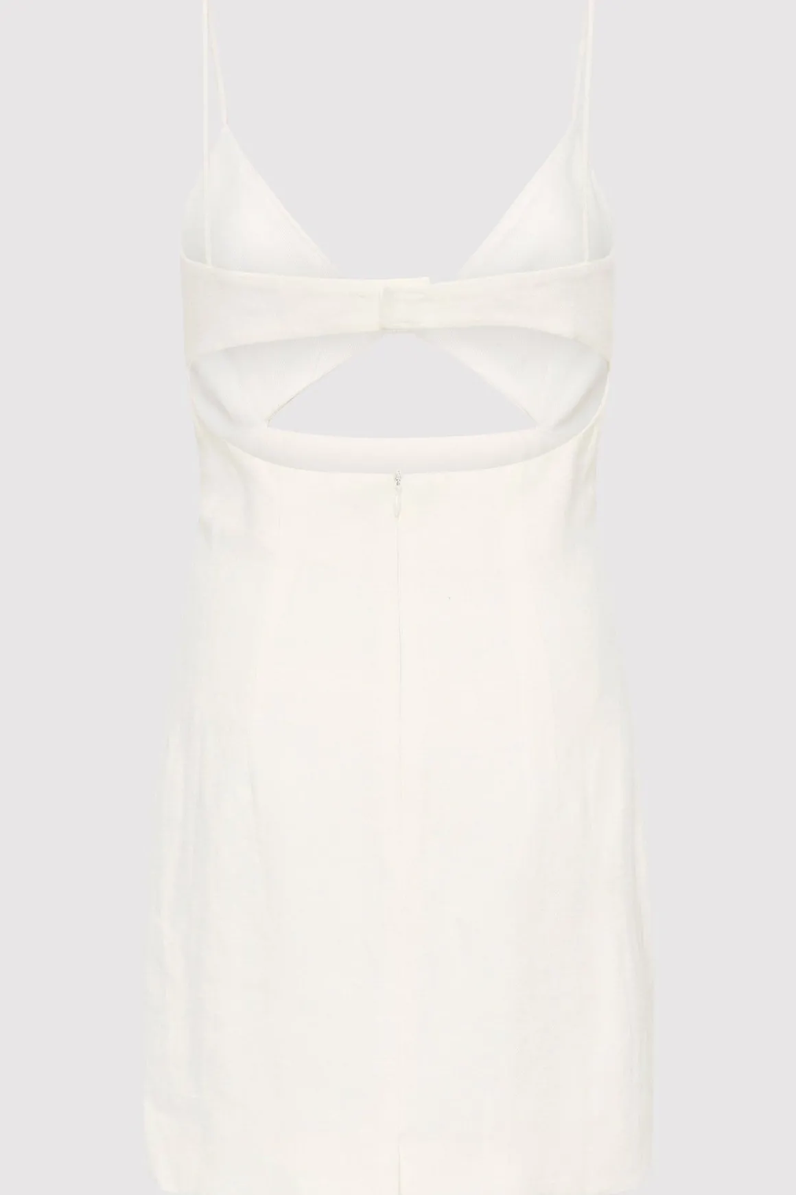 St. Agni Linen Bra Mini Dress - Ivory