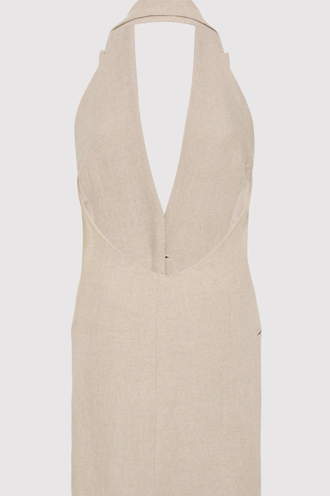 St. Agni Linen Helm Vest - Natural