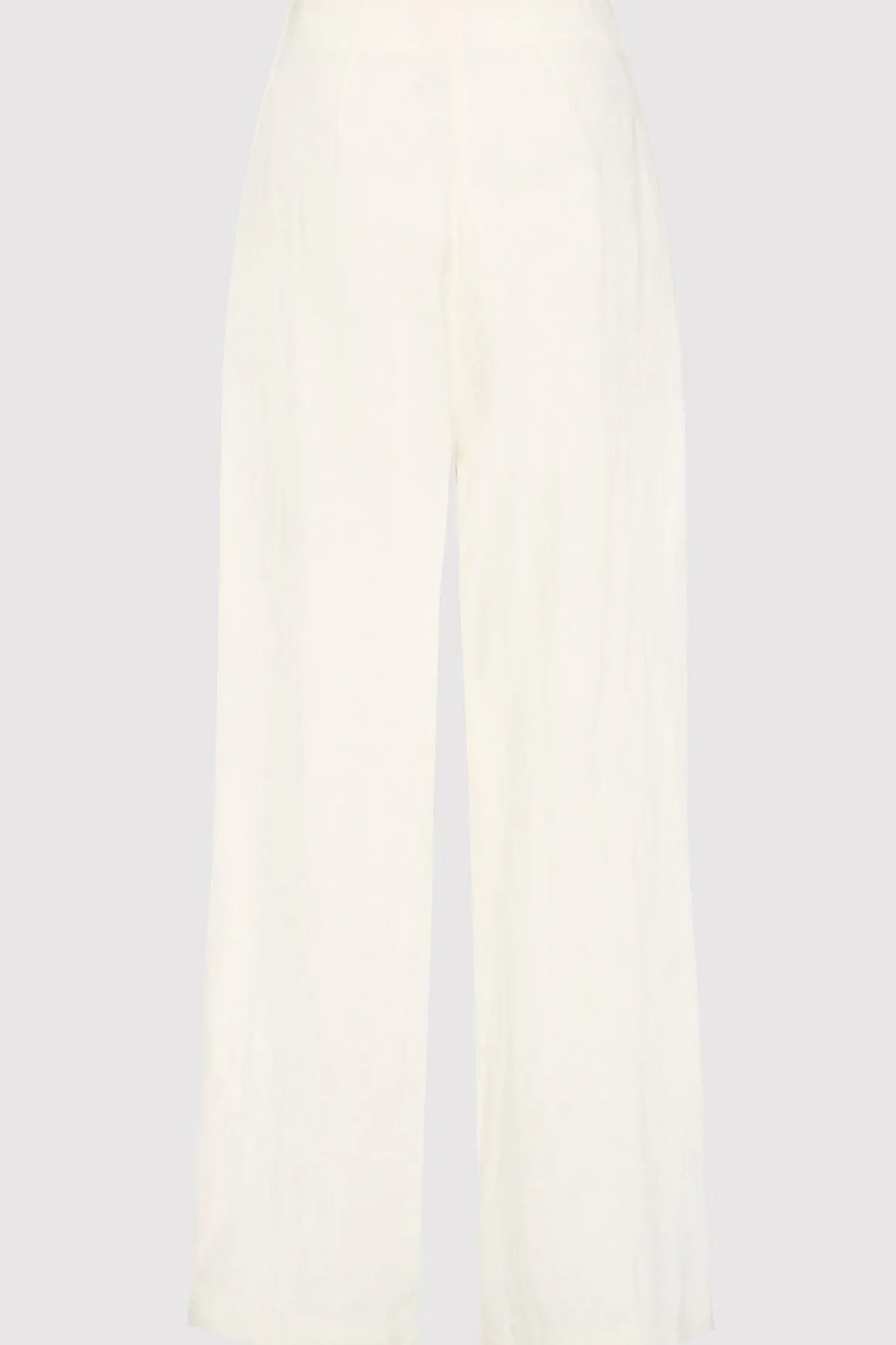 St. Agni Linen Wide Leg Pants - Ivory