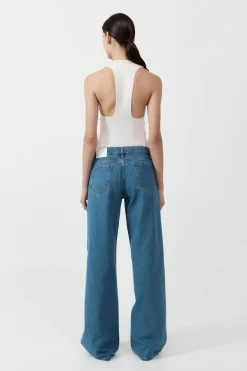 St. Agni Low Rise Jeans - Denim Blue