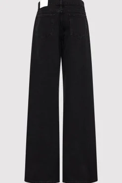 St. Agni Low Rise Jeans - Washed Black