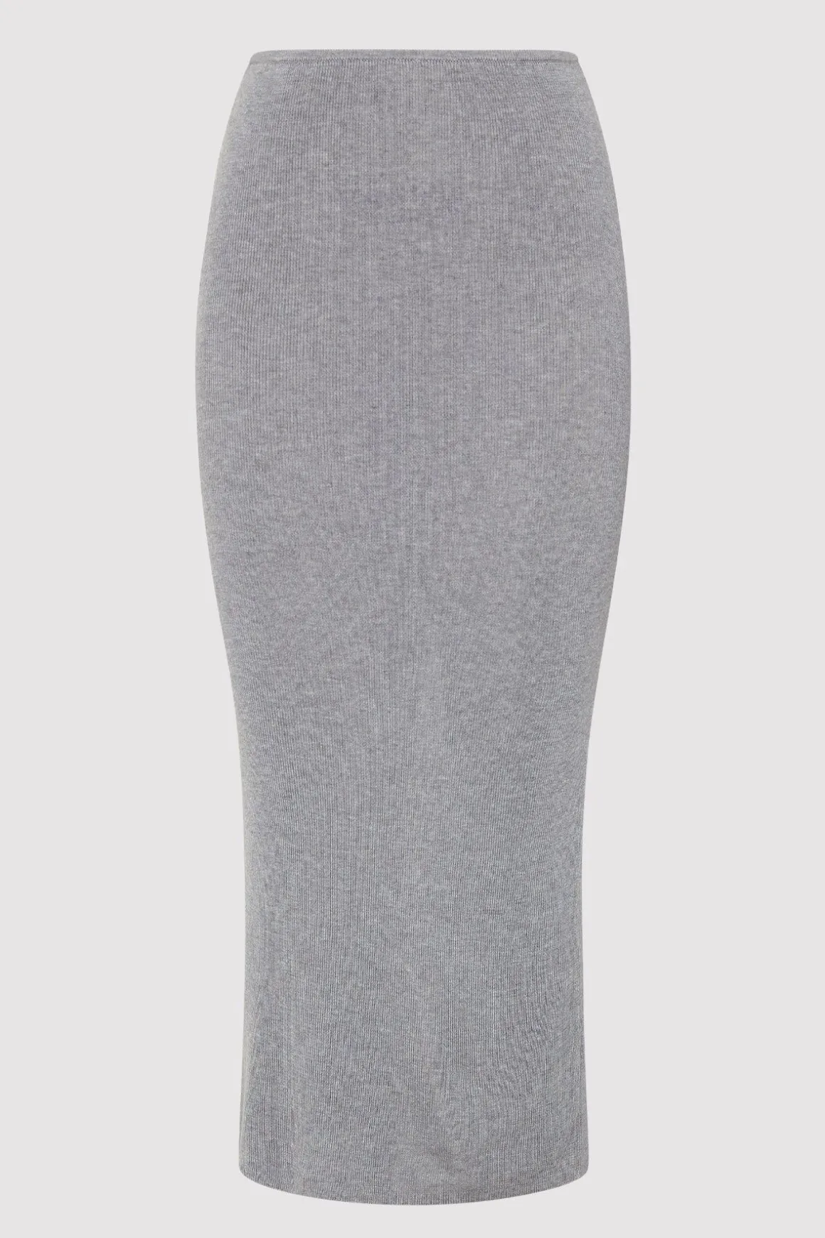 St. Agni Low Waist Knit Skirt - Grey Marle