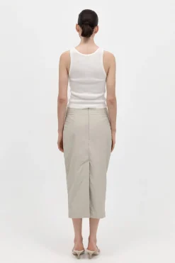 St. Agni Low Waist Pencil Skirt - Birch