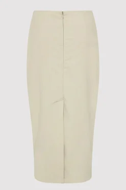 St. Agni Low Waist Pencil Skirt - Birch