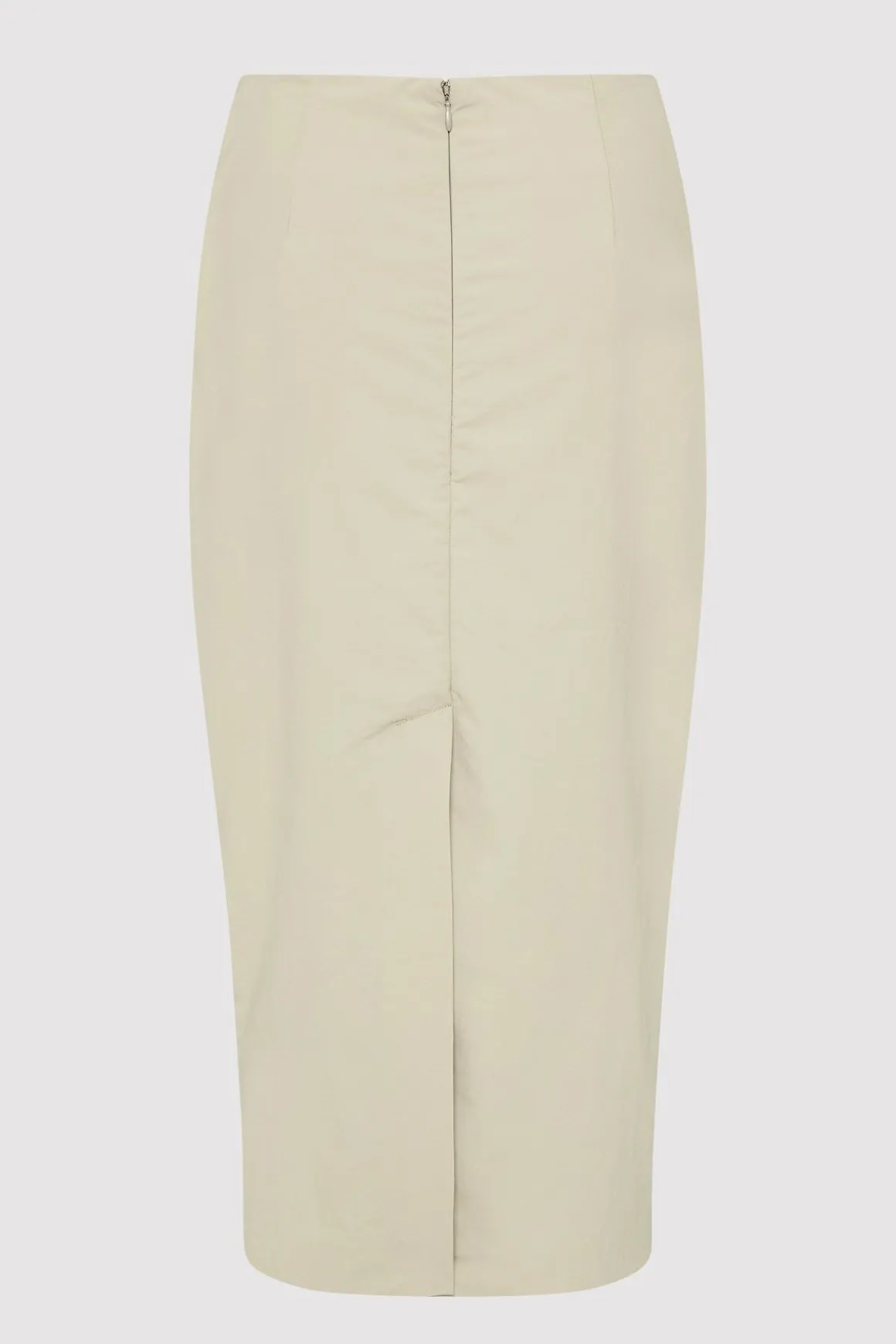 St. Agni Low Waist Pencil Skirt - Birch