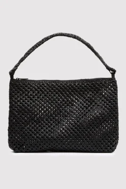St. Agni Macrame Shoulder Bag - Black