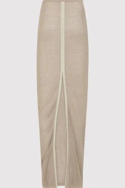 St. Agni Mesh Maxi Skirt - Fog
