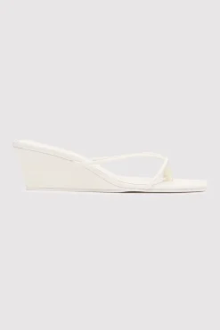 St. Agni Minimal Low Wedge - White