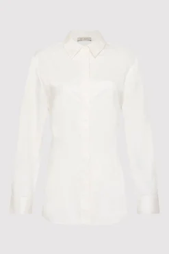 St. Agni Open Back Shirt - White